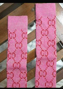 🎀 Pink Patterned Socks for Pookie