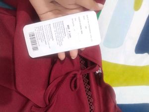 Maroon Square Neck Long Sleeve Top