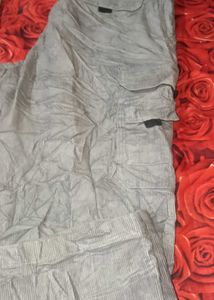 Men's Grey Cargo Pants