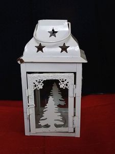 Hanging Lantern Tealight Holder Metal Lamp