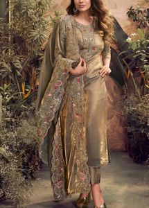 Embroidered Kurta Set with Dupatta