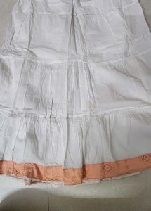 Peach Embroidered Kurta Set with Pants