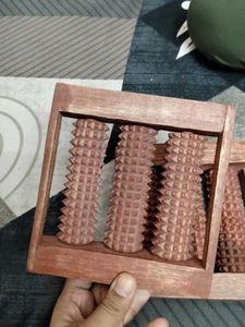 Single piece Wooden Foot Massager Roller