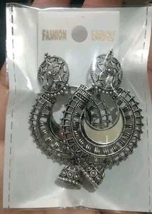 pack of 4 oxidized Jhumkhas
