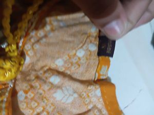 Beautiful Yellow Bandhani Kurta Set