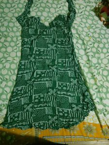 Stylish Green Printed Kurta