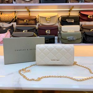 Charles &amp; Keith Quilted Chain with charm 🤍