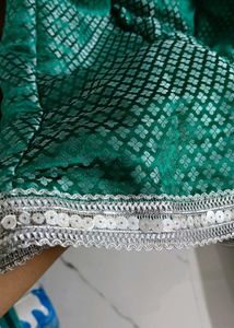 Elegant Green Ethnic Skirt