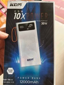 KDM 10X 12000mAh Power Bank