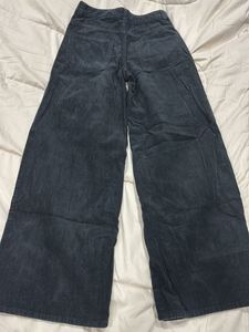 Black Wide Leg Corduroy Pants