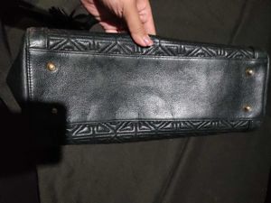 GAZZOMANI black hand bag with detachable sling