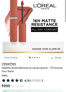 L'Oreal Paris Matte Liquid Lipstick 115
