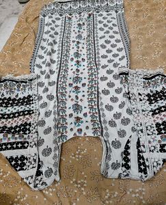 Bohemian Print Kurta with Trouser Set