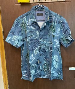 Men's Tropical Print Short Sleeve Shirt