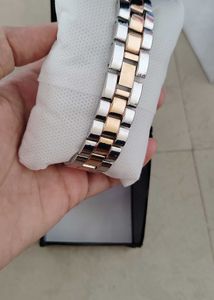 Elegant Two-Tone Metal Watch