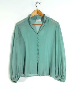 Pastel Green Top For Women's