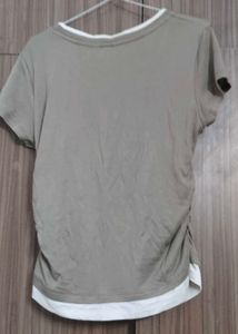 Women's Casual Ruched T-Shirt