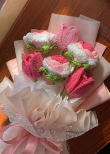 Crocheted Flower Bouquet