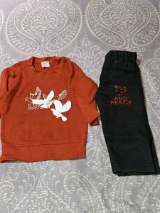 Baby Love and Peace Outfit