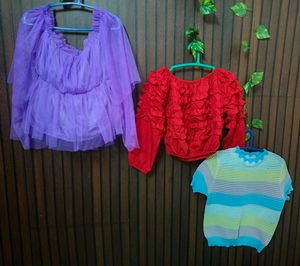 Bundle of 3 Trendy Tops