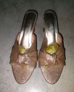 Sparkly Rose Gold Heels