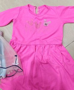 Cute Kids Dress &amp; Skirt Set