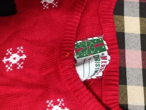 red  sweater for women (christmas)