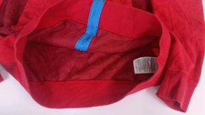 Nike Red Hooded Zip-Up Jacket