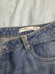 Wide Leg Denim Jeans