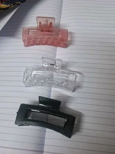 Set of 3 Hair Claw Clips