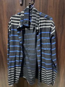 Men's Striped Long Sleeve Shirt
