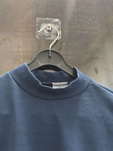 Navy Blue Crop Top