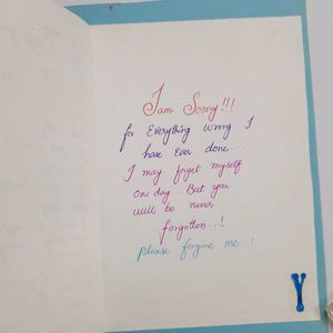 Handmade Sorry Card