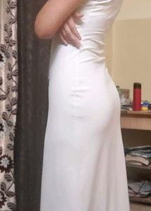 Elegant Cream Maxi Dress