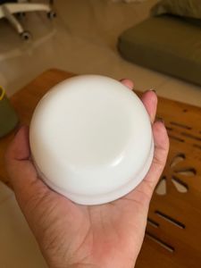 Set of 2 White Ceramic Bowls