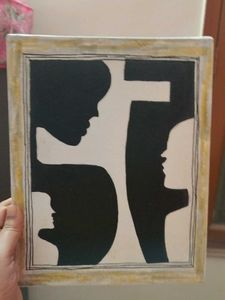 Abstract Silhouette Painting
