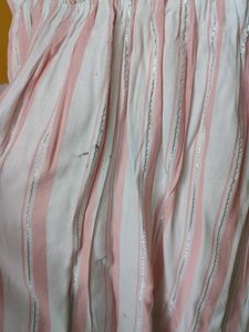 Cute Pink and white Striped Dress