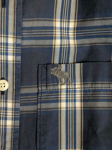Plaid Button-Up Shirt - Abercrombie and Fitch