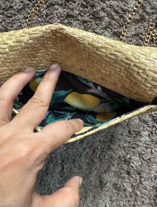 Victoria's Secret Straw Crossbody Bag