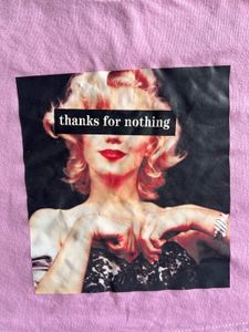 Urbanic - Pink Marilyn Monroe Graphic Crop Top