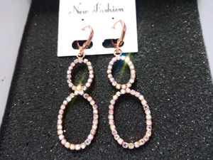 Elegant Crystal Drop Earrings