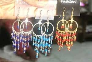 Boho Dangle Earrings - Set of 5