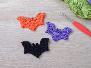 Crochet Bat Keychain