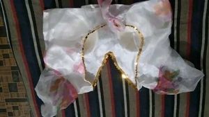 Floral Organza Dupatta