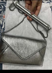 Zara Silver Sling Bag