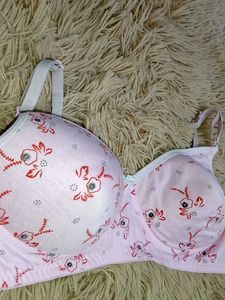 Pink Floral Print Everyday Bra 32 size