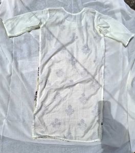 White Kurti + FREE BIBA Kurt