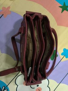 Burgundy Handbag