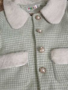 Cute Girl's Checkered Jacket