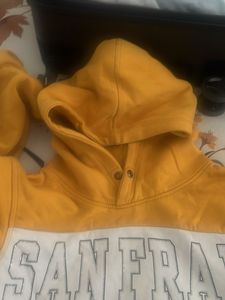 Yellow Graphic Hoodie